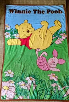 くまのプーさん ブランケット　ひざ掛け