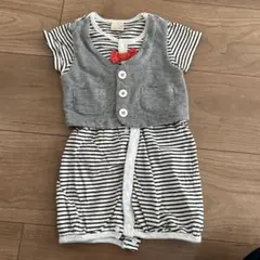 ベビーセレモニー　カバーオール、ロンパース　petit main 50〜70㎝