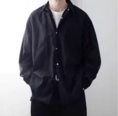 comoli コモリ ナイロンシルク中綿 シャツジャケット