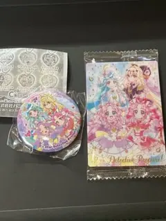 名探偵プリキュア！　あそーと2026 B賞 缶ミラー とウエハースのカード