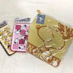 新品未使用　スヌーピー タオル 3枚セット