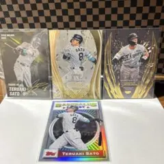 阪神　佐藤輝明 BBM GENESIS Topps カルビー 4枚セット