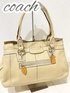 COACH コーチレザーハンドバッグ トートーバッグ 13160