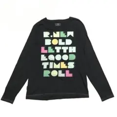 R.NEWBOLD アールニューボールド ロゴプリント Tシャツ M 長袖