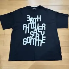 gomme ブラック グラフィックTシャツ