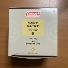 【新品】コールマン アース極太 虫よけ線香 [30巻箱入] 屋外 キャンプ