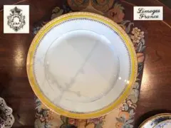 ◆271◆ リモージュ　黄　Limoges　平皿　フランスアンティーク　大皿のサムネイル