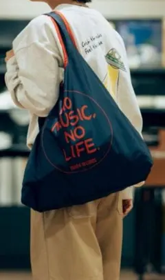 ニコアンド　タワーレコード　コラボエコバッグ　未使用タグ付き