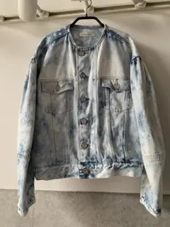 タイダイ柄 デニムジャケット レディース