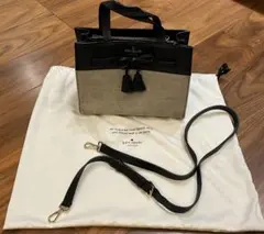 ケイトスペード 2WAY ハンドバッグ バイカラー ショルダー付