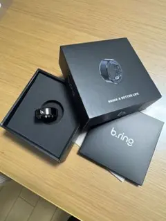 b.ring スマートリング ブラック サイズ8