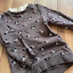 petit main ミッキー ミニー トレーナー