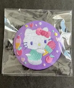 サンリオ　刺繍缶バッジ
