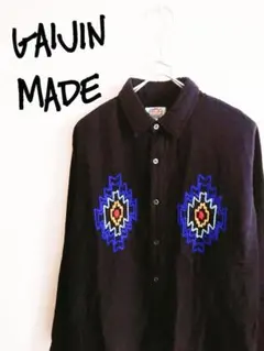 D221223 GAIJIN MADE 刺繍長袖シャツのサムネイル