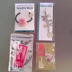 嵐 グッズ4点 赤 翔くんカラーセット