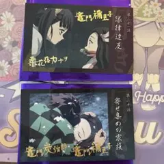 鬼滅の刃 『好き』57mm缶バッジ＆チェキ風プロマイド 炭治郎＆禰豆子