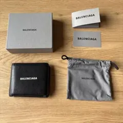 BALENCIAGA 二つ折り財布 ブラック