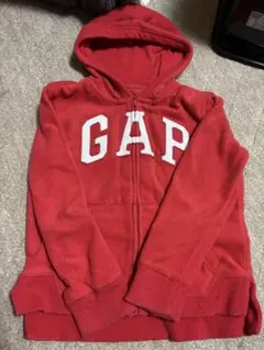 GAP フード付きパーカー 130cm レッド