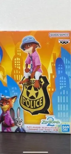 ズートピア2 ニック モニタートップフィギュア　ディズニー