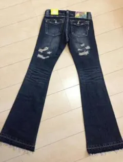 【1450】CO&LU クラッシュ デニムパンツ ボトムス 25