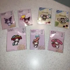 品薄‼️マイメロ，シナモロール、クロミ、ワッペンセット