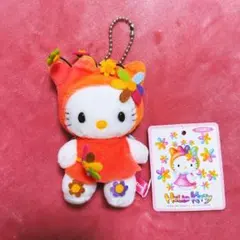 レア ハローキティ ハワイアンロコ　ぬいぐるみ マスコット ストラップ 2009 レア ハローキティ ハワイアンロコ ぬいぐるみ マスコット ストラップ
