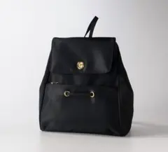 ピエールカルダン ナイロンデイパック ミニリュックブラックのサムネイル