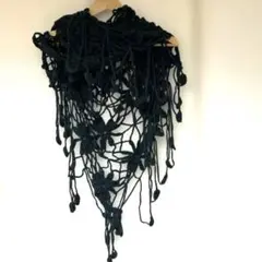 earth music & ecology グリーン フラワーモチーフ ストール