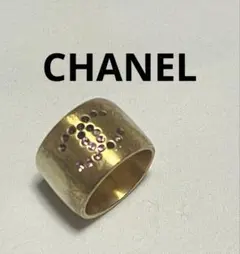 CHANEL/シャネル ココマーク シルバー ツイストダブル リング j_08