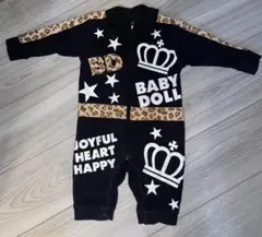 BABY DOLL レオパード柄ロンパース