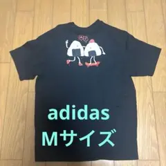 【美品】adidas おにぎり　Tシャツ　Mサイズ　黒　ブラック　アディダス