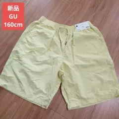 新品☆160cm☆GU☆ドライアクティブショーツ☆イエロー
