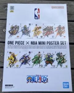 ONE PIECE × NBA ミニポスターセット ONE PIECE × NBA MINI POSTER SET | ONE PIECE（ワンピース） 日用品