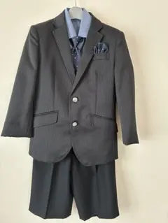 WANDER FACTORY黒 ストライプ　130