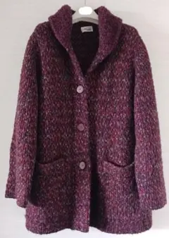 ミッソーニ MISSONI イタリア製 マルチカラー ウールコートのサムネイル