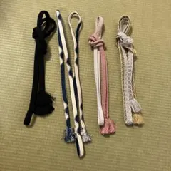 タイムセール！！帯締め4本セット 多色 房付き