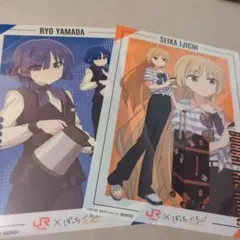 山田リョウ ぼっちざろっく A4クリアポスター JR東海 推し旅 新幹線