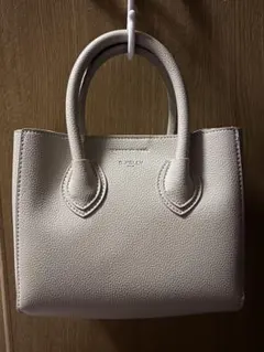 美品 ミニ ハンドバッグ アイボリー D.KELLY