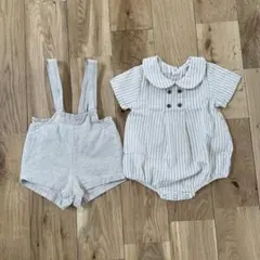 ロンパース・ショートパンツセット