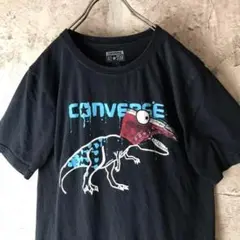 A72古着　Tシャツ　コンバース　グッドプリント◎ ポップ　企業