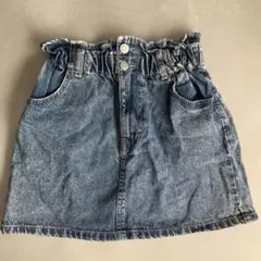 WEGO デニムミニスカート ウエストゴム sサイズ