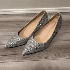 グリッターパンプス 24.5cm