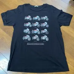 バイクデザイン Tシャツ ブラック　Ｌ　かっこいい　希少　早い者勝ち