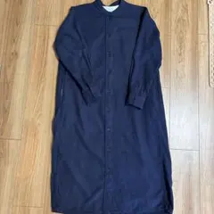 無印良品　フランネルシャツワンピース