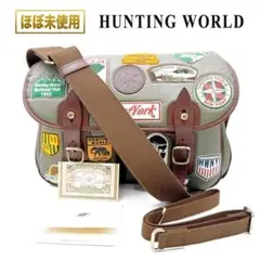 激レア】極美品 ハンティングワールド 2way ボストンバッグ ワッペン