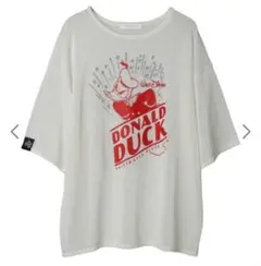 ニット セーター ドナルドダック90th/シアーニットプルオーバー レディースＦ