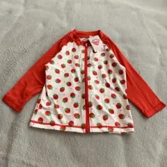 【新品】ラッシュガード いちご 女の子 100cm
