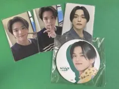 TREASURE アサヒ ペンミ シーグリ 3周年 特典 トレカ 缶バッジ