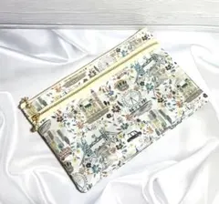 ☆ ららなな様☆ ダブルファスナーポーチ&マチ付き四角ポーチ