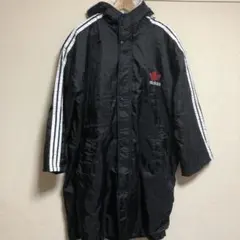 希少　90s 刺繍デカロゴ　アディダス　コーチジャケット　メンズXLサイズ